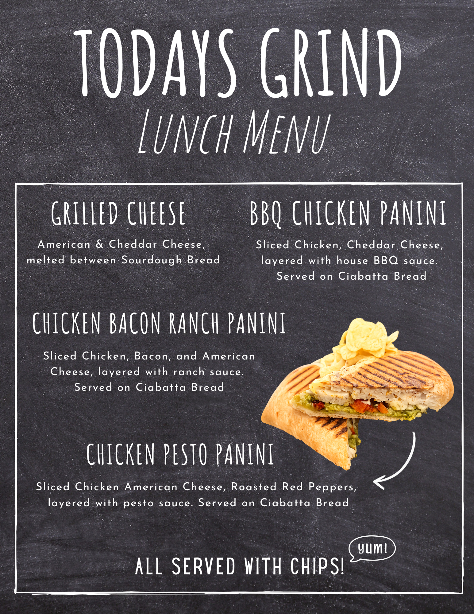 Menu page 1